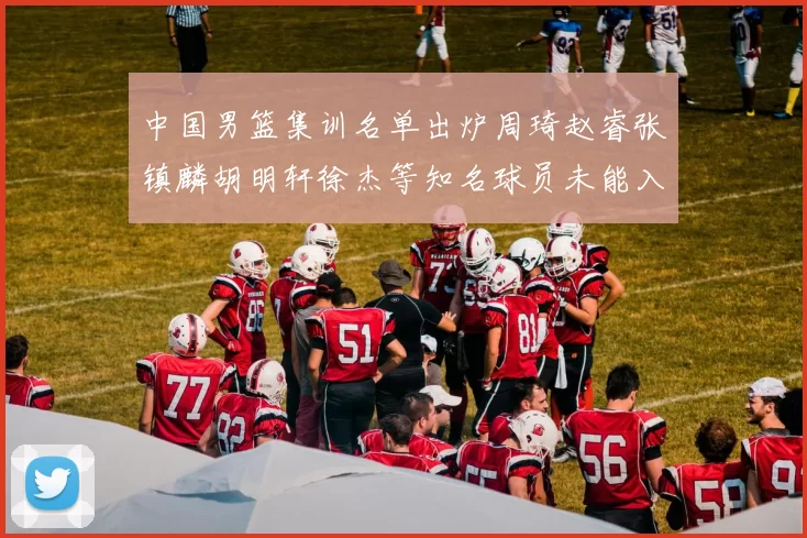 中国男篮集训名单出炉周琦赵睿张镇麟胡明轩徐杰等知名球员未能入选